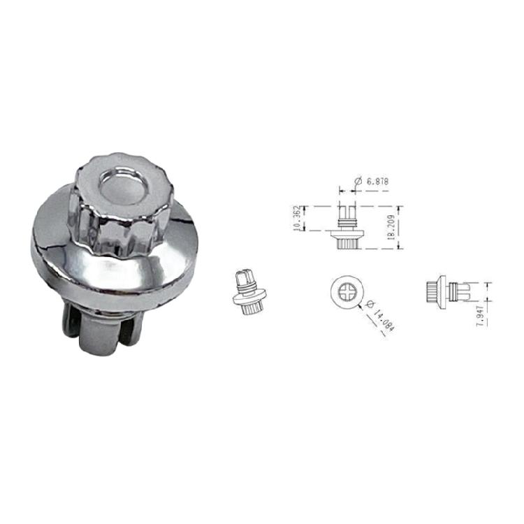 Plastic Wiel Klinknagels Moeren Studs Bouten Spijker Voor Auto Styling Tunning Velg Schroef