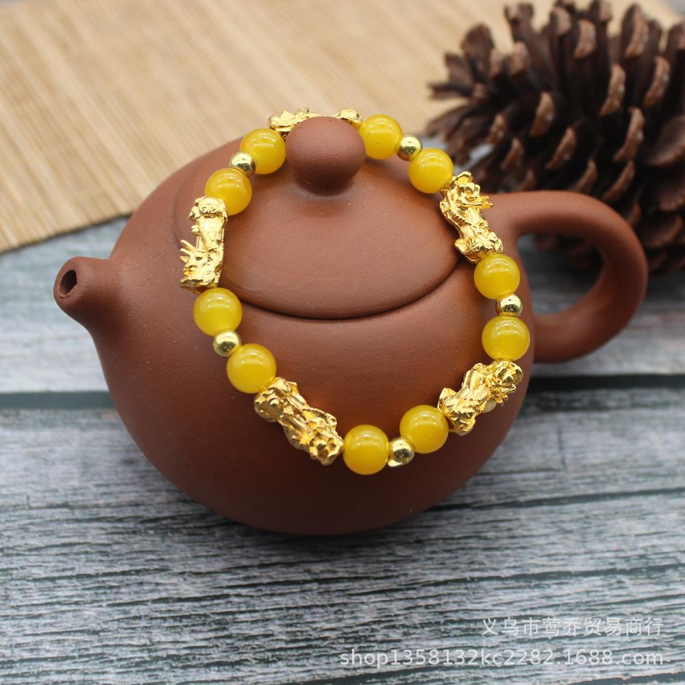 B38 Cute Bracelet Good Luck Mascot Bracelet Chinese Beast Wealth Honor Wristband Charm Exquisite Men Women Bracelet Trend Femme