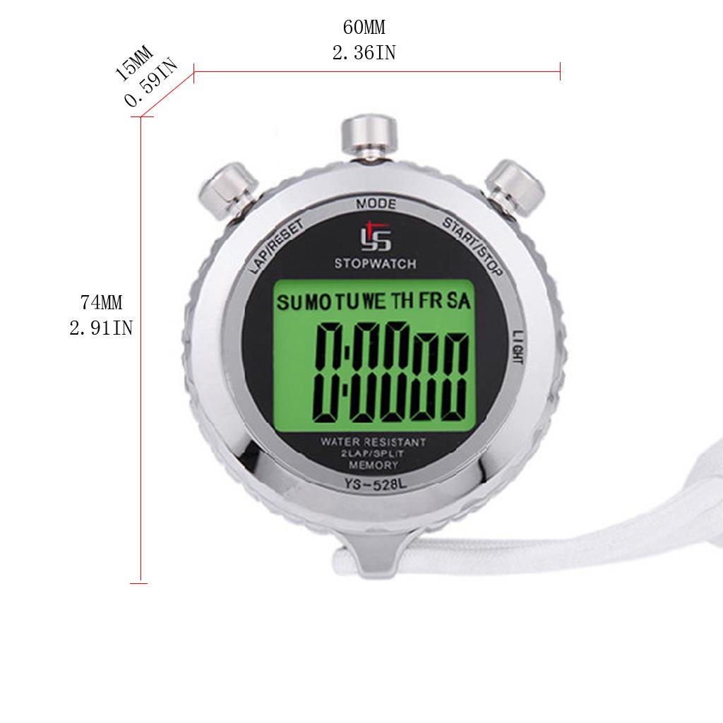Multi-Function Electronic Digital Sport Stopwatch Timer Large Display Display Alarm Function Suitable for Sports Coaches