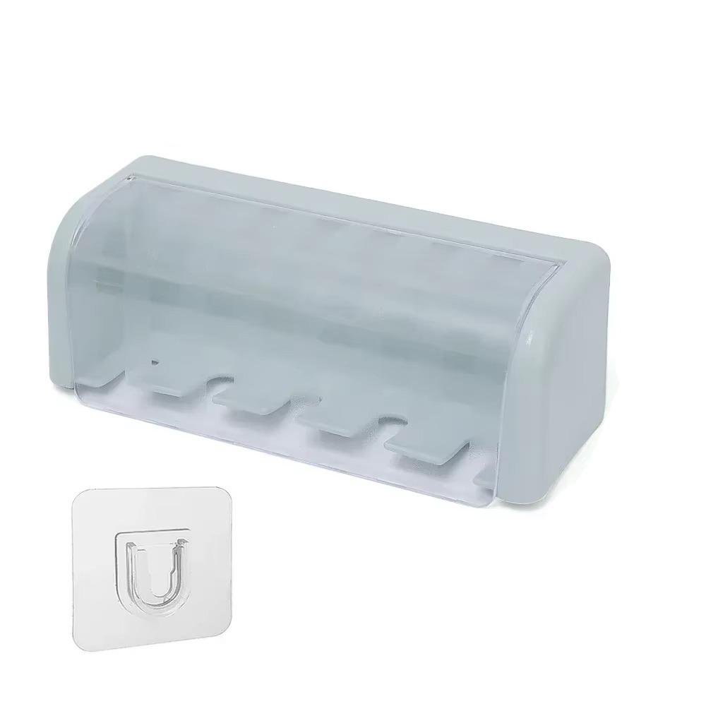 Wall Mounted Toothbrush Storage Rack Plastic Electric Toothbrush Holder  Storage Rack