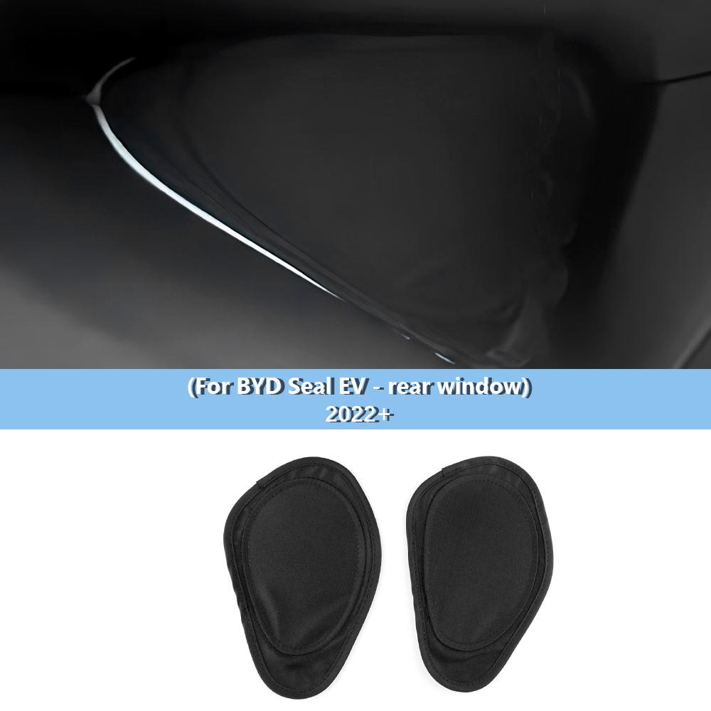 Car Window Sunshade For BYD SEAL EV   2024 Curtain Mesh Front Windshield Frame Curtain  Magnetic Accessories triangle 2pcs