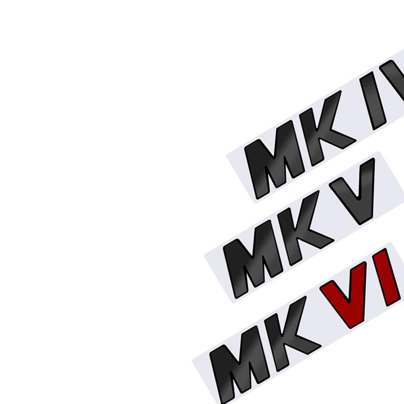 txbng3 Metal Emblem Car Styling MKIV MKVI MKV Front Grille Sticker Badge for GOLF 4 5 6 7 MK4 MK5 MK6 MK7 VW Jetta Polo