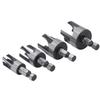 4pcs 1/4in Hex Shank Wood Dowel Drill Set 6.35mm Hex Shaft Cutting Tool  Woodworking