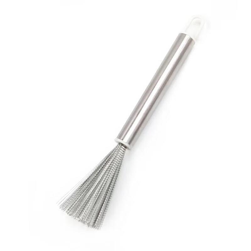 Long-Handle Stainless Steel Pot Cleaning Brush