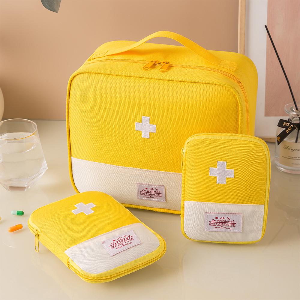 Large Capacity Portable Medical Bag - Oxford Cloth Medicine Storage for Home & Travel First Aid