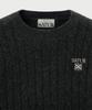 Seteo (W) Soft Touch Cable Crew Neck Knit Charcoal