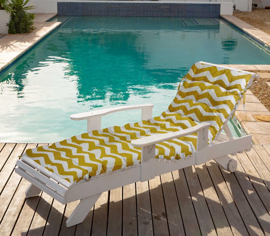 Vargottam Printed Rocking Chair Sofa Cushion With Ties  Chaise Recliner Quilted Thick Padded Seat Cushions Recliner Garden Outdoor