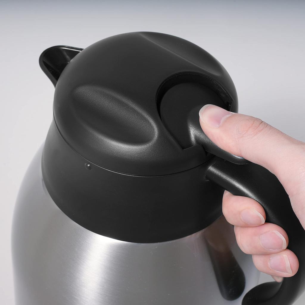 Pearl Metal Easy II Tabletop Pot, 2.0L, Stainless Steel, Satin, Heat and Cold Insulation, H-6313