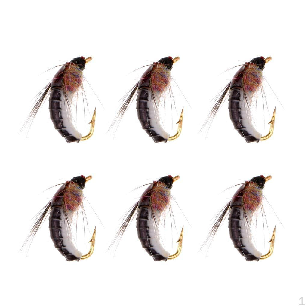 6pcs Trout Scud Nymphs