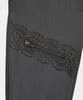ETRE AU SOMMET Side Double Lace-Up Bootcut Slacks (Gray)