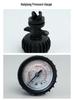 Inflatable Fishing Boat Rubber Accessories: One-Way Air Pressure Valve Gauge