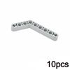DO IT YOURSELF 6x4 Bent Liftarm Thick Curved Arm 10Pcs Moc Construction Bricks Technical Beam Works With 6629 Assembles Particles Blocks Toy