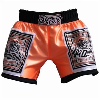 Αεριζόμενα Σορτς MMA με Γεωμετρικό Σχέδιο, Μουάι Τάι, Πυγμαχία, Kickboxing, Προπόνηση Πολεμικών Τεχνών