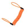 Motorcycle Bike Alarm Disc Lock Antitheft Security Spring Reminder Coil Cable Orange