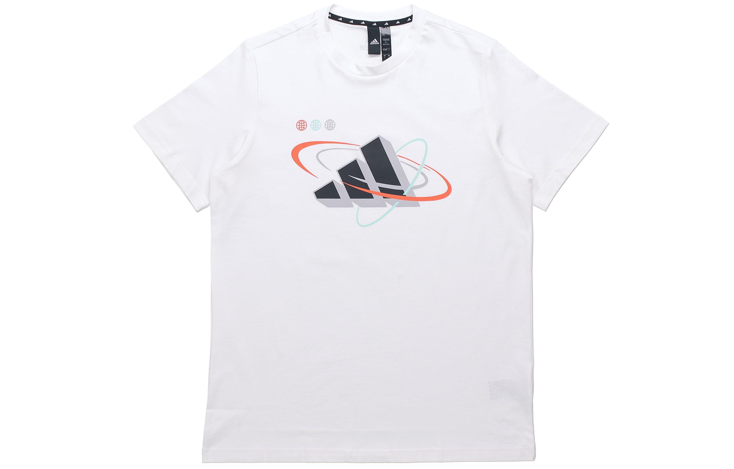 Мужская футболка Adidas с втачным рукавом Белая GP0857 XXL
