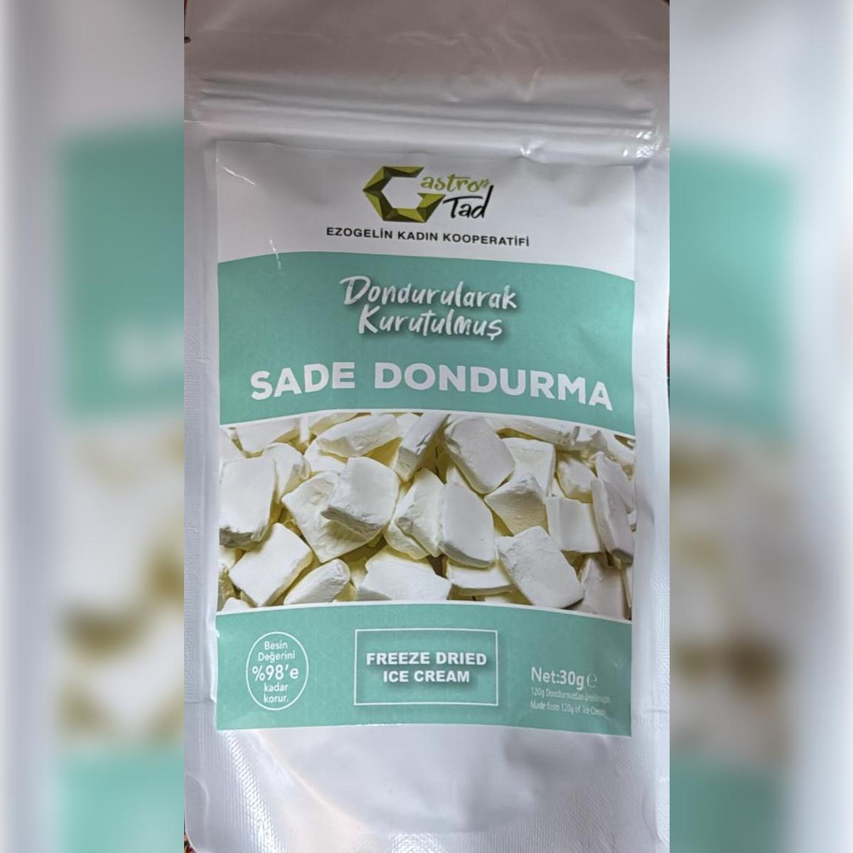 Crème glacée nature lyophilisée | 100% naturel | Sans conservateurs ni additifs