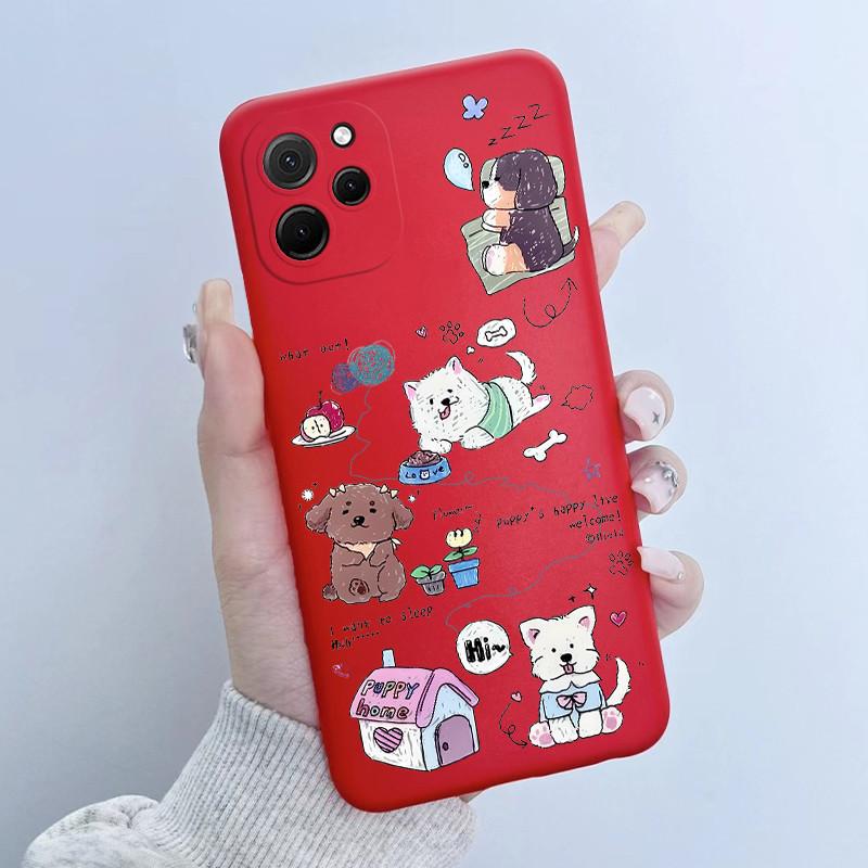 For Huawei Nova Y61 Case Soft Silicone TPU Cute Panda Phone Back Cover For Huawei Nova Y 61 62 Y61 Y62 Plus Case NovaY61 Fundas