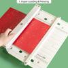 Compact Hand Operated Paper Creaser Manual Creasing Tool For Letter Size Documents Card Making And Paper Organization