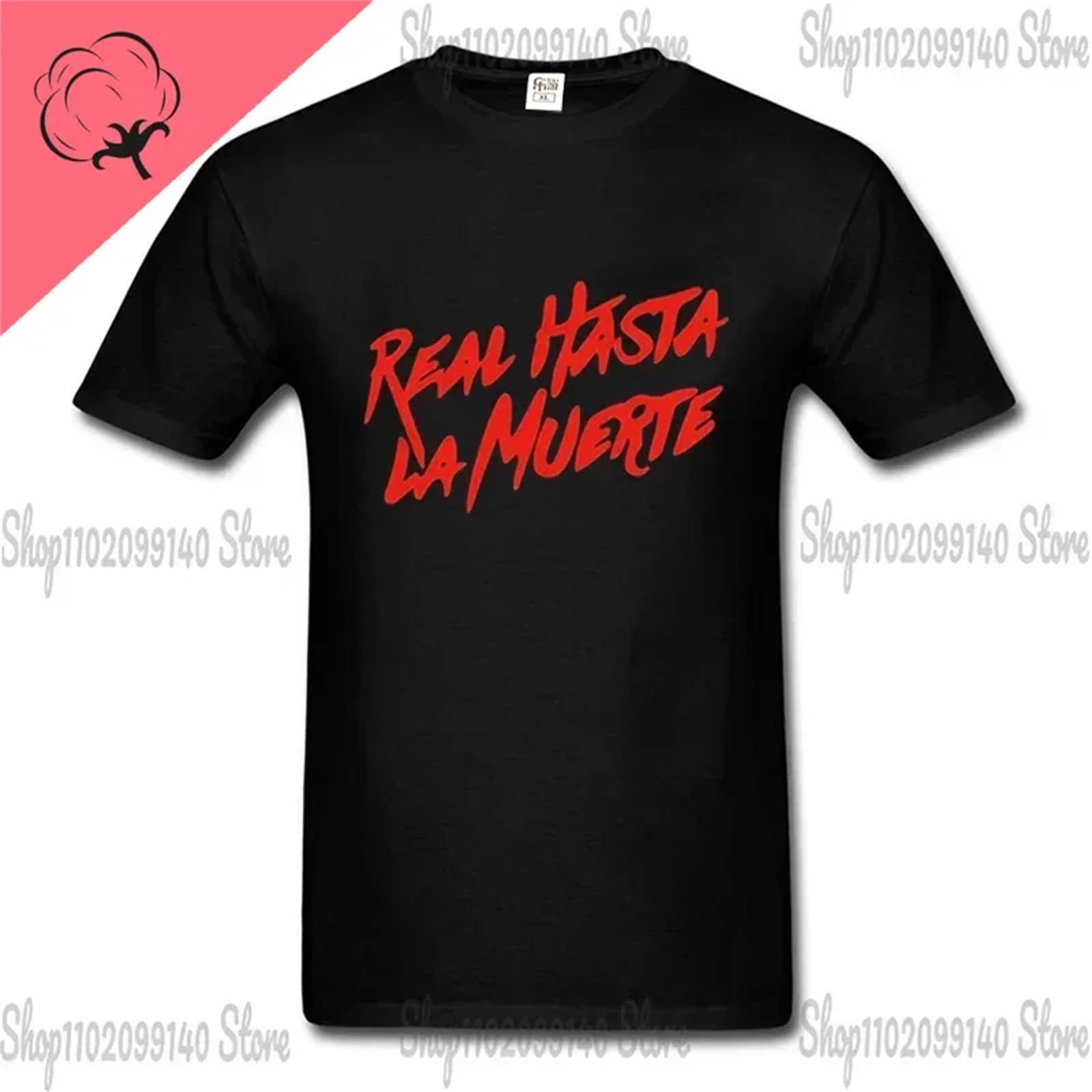 Anuel AA Real Hasta La Muerte Streetwear Women T Shirt Short Sleeve T-shirts y2k Clothes Tops XXXXXL разноцветный