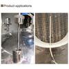 Stainless Steel Threaded Pt100 Temperature Sensor Probe Waterproof High‑Temp RTD (-50°C- 420°C) Industrial Armor Cable 3‑Wire