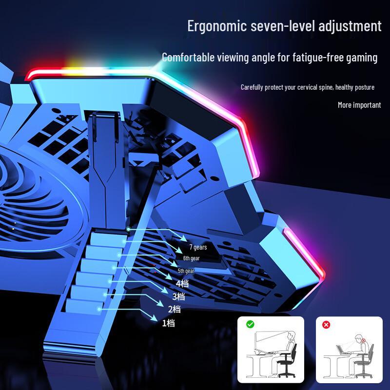 Ollymurs F13 Multi-Angle Laptop Cooling Stand