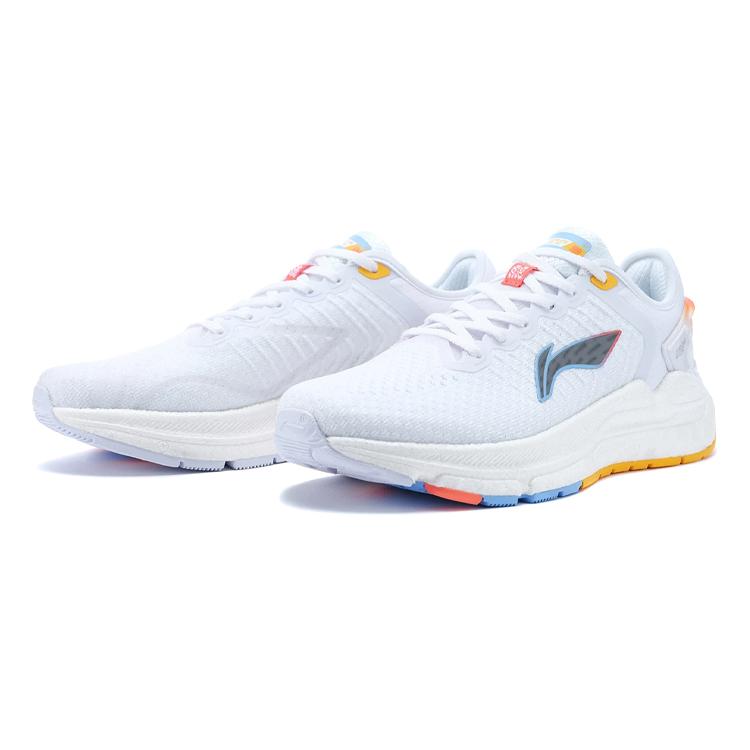 Li Ning Furious Rider 5.0 Casual Shoes Men's Low top Standard White/New Aurora Blue ARZR001-10