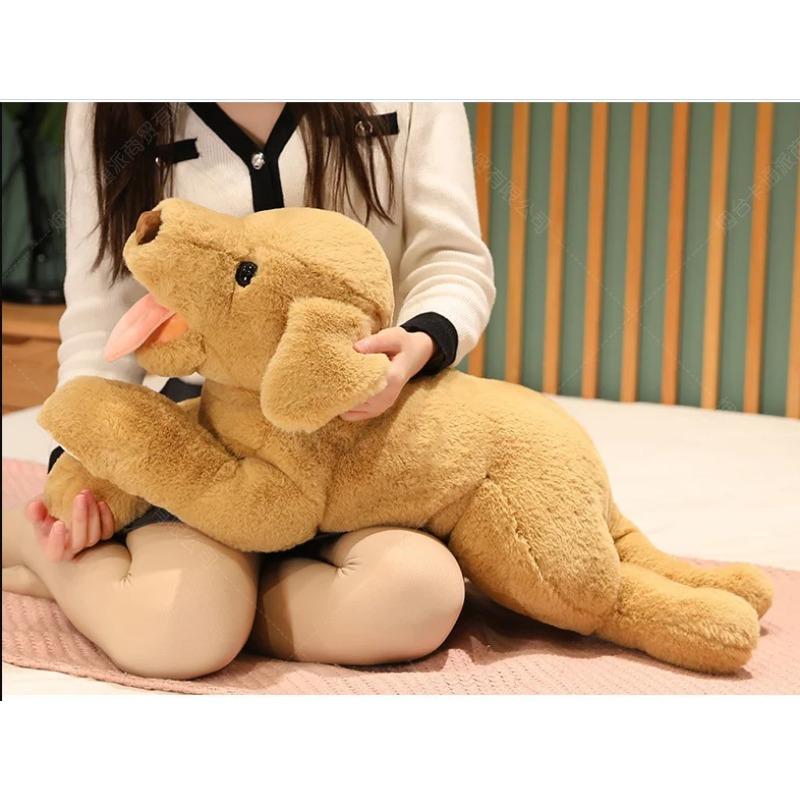 

Высококачественная милая плюшевая игрушка для собак, кукла-лабрадор-ретривер, подарок 50cm