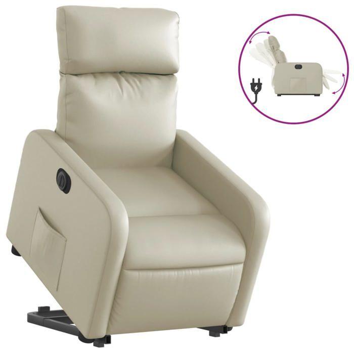 VidaXL Electric Recliner, Relaxation Chair with Adjustable Backrest and Footrest, Living Room Seat 3206764