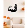 Modern Metal Wall Art Decor - Eerie Halloween Silhouette for Indoor Outdoor Yard Sign, Room Decoration, Gift
