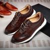 Light Luxury Leather Shoes Men'S Leather Casual Shoes Fashion Party Men'S Shoes Large Size Casualleathershoes