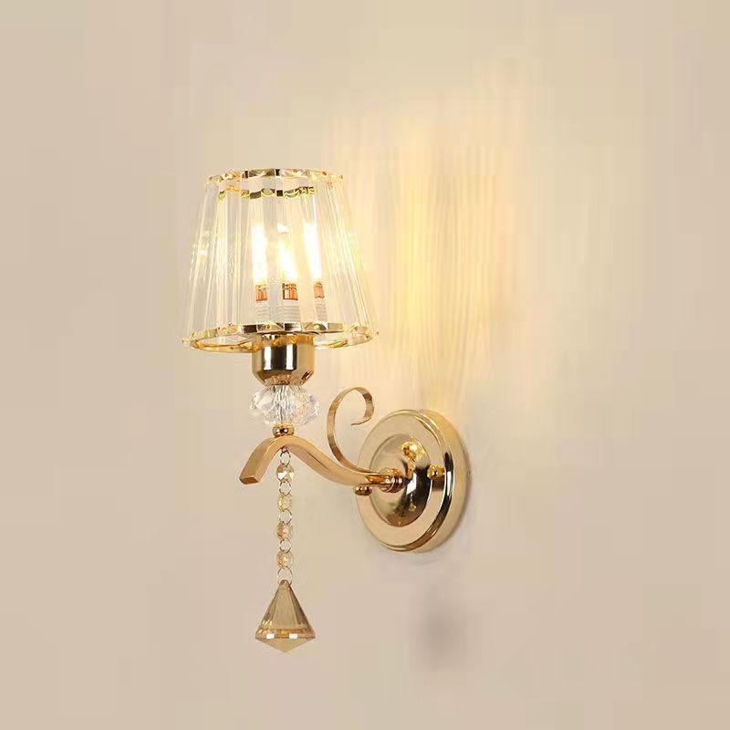 New Crystal Wall Lamp, Nordic Modern Living Room Wall Light, Hallway Bedroom Headboard Lamp, Ambient Wall Light