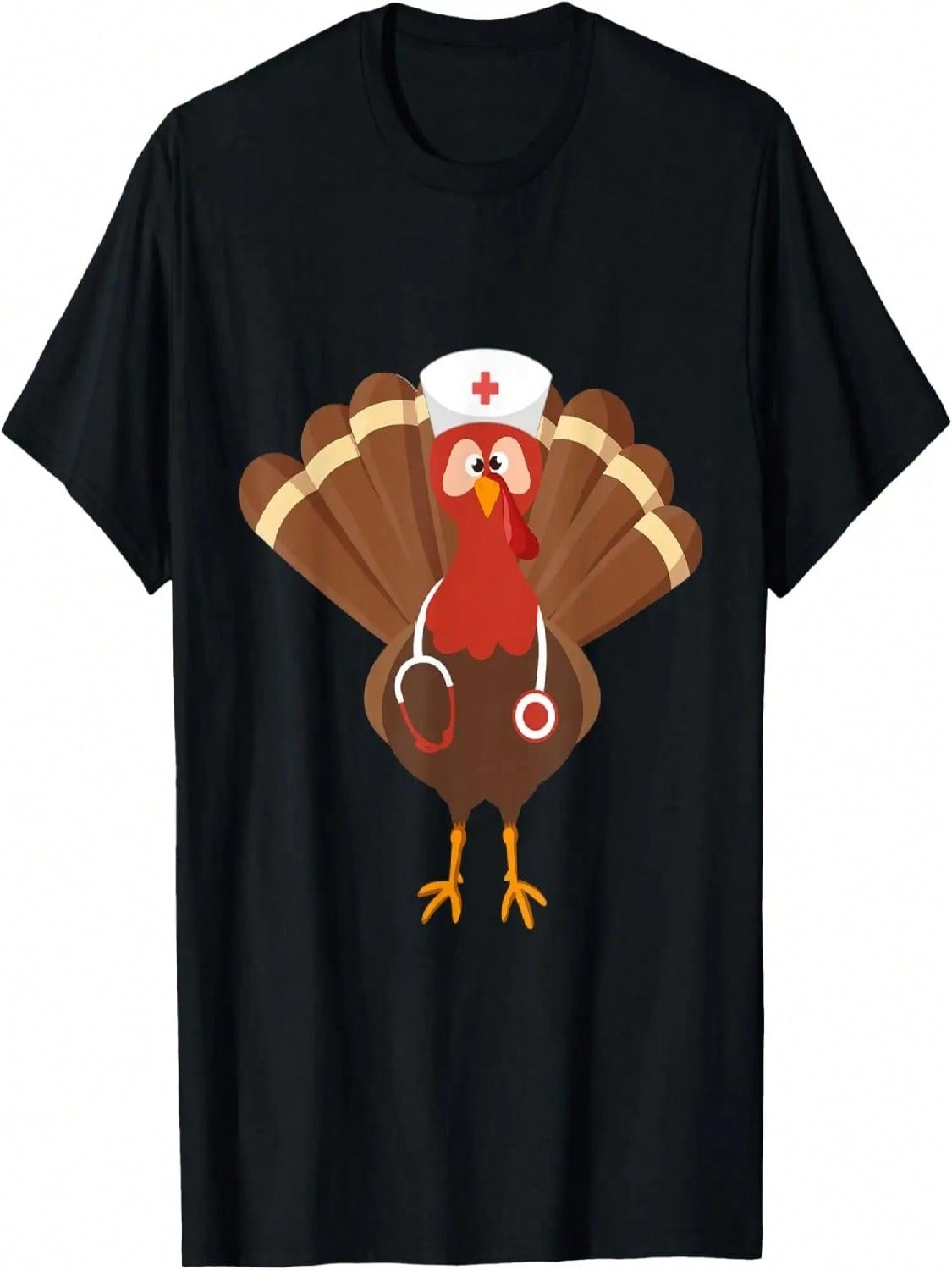 Thanksgiving Nurse, Funny Turkey Thanksgiving Nurse T-Shirt S