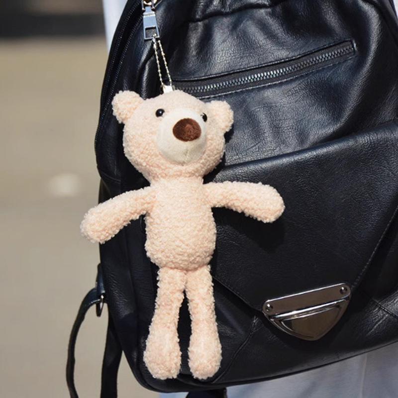 

Милые мягкие куклы-медведи, мягкие мини-плюшевые брелки в виде животных, украшения для комнаты, реквизит для украшения автомобиля 15cm