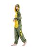dorawithme Crocodile Kigurumi Pajamas for Animal Cosplay Unisex Adults, Loungewear, Costume, Halloween, Christmas, (Size L)