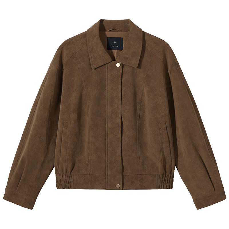 

Hotwind Women s Spring 2026 Matte PU Jacket M