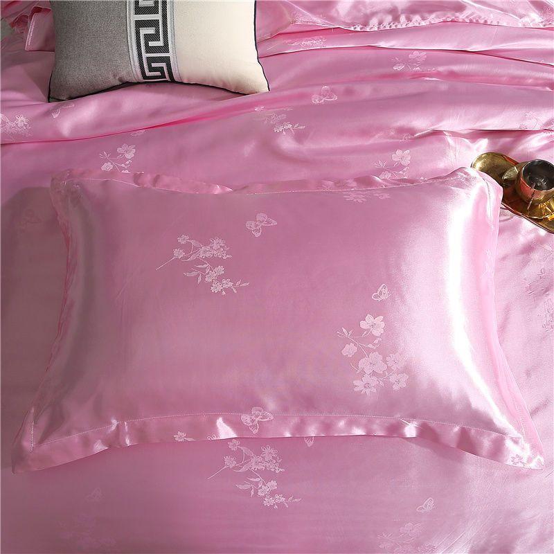 2PCS Europejski styl luksusowe żakardowe koperty poszewki na poduszki 48x74cm Poszewka na poduszkę dla dorosłych Poszewka na poduszkę dekoracyjna satynowa poszewka na poduszkę