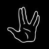 Funny Star Trek Hand Spock Car Truck Decal Sticker Window T181j