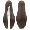 80cm Long Synthetic Hair Heat Resistance Anime Straight Hairpiece Halloween Cosplay Wigs  for Women