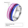 Quanshi 8mm Pierścionek z biżuterią z kolorową flagą PR-033
