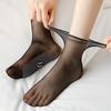 5Pairs Nylon Women Invisible Socks Ultra-thin Non-slip Crystal Silk Socks Elastic   Female
