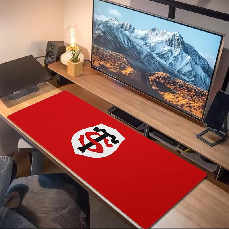 TS Shield Lace Solid Color Mouse Pad Large Gaming Table Cushion Non-slip Laptop Tablet Big Mousepad XXL Mat Mini PC Playmat With Lock edge