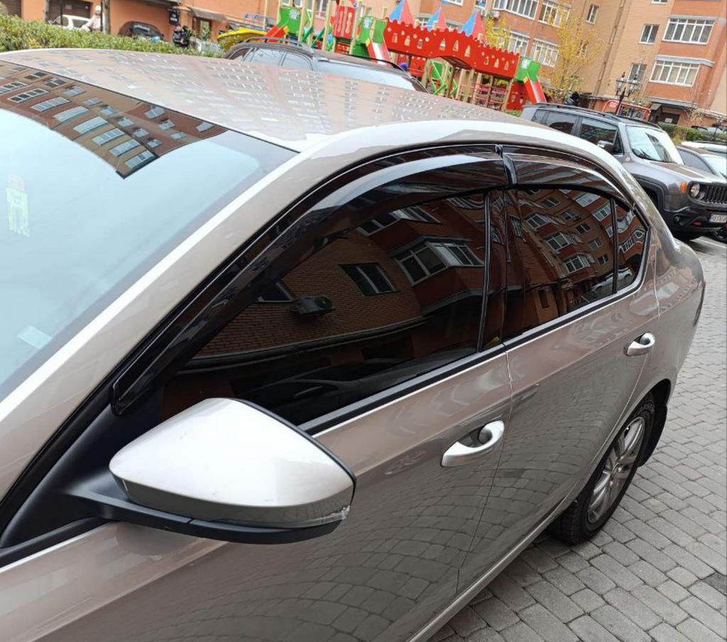 LB Wind Deflectors (4 Pcs., Sunplex Sport) for Skoda Octavia III A7 2013-2019