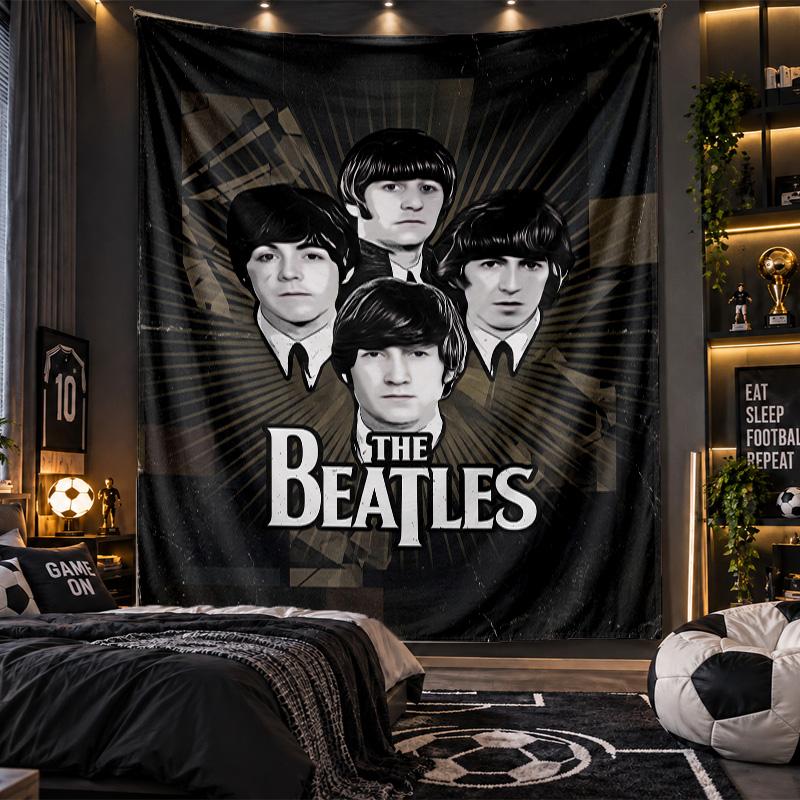 Wall Hanging Tapestry The Beatles Print Cloth for Living Room Bedroom Home Decor