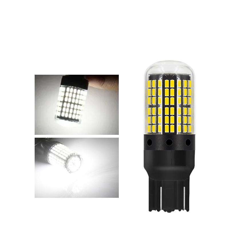 1156 BA15S P21W BAU15S PY21W T20 7440 W21W 1157 P21/5W W21/5W 7443 LED-lampor 3014 144SMD LED CanBus-lampa För blinkerslampa