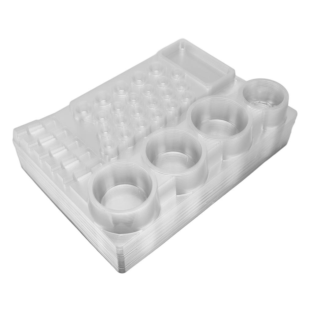 24pcs TAttoo Pigment Tray Disposable Professional Tattoo Cartridge Needle Stand Accessory