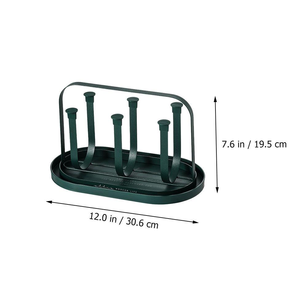 

1Set Coffee Cup Rack Draining Tray Household Cup Organizer Storage Display for Kitchen Use Kitchen Tray Drain Storage Rack other