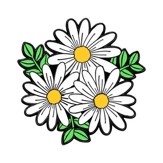 Blumenbrosche Anstecknadel für Damen Rose Wildblume Reversnadel Mantel Hut Pullover Accessoires Geschenke für Mutter Ehefrau Freundin