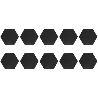 10Pcs Hexagonal Acoustic Foam Flame Retardant High Density Decorative Soundproof Wall Panels