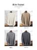 Men's Cashmere Half-High Neck Long Sleeve Knit Sweater - Warm, Business Casual, Plus Size Available