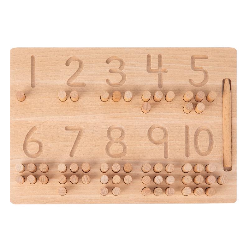 

Children s Educational Number Writing and Counting Board for Ages 3-6